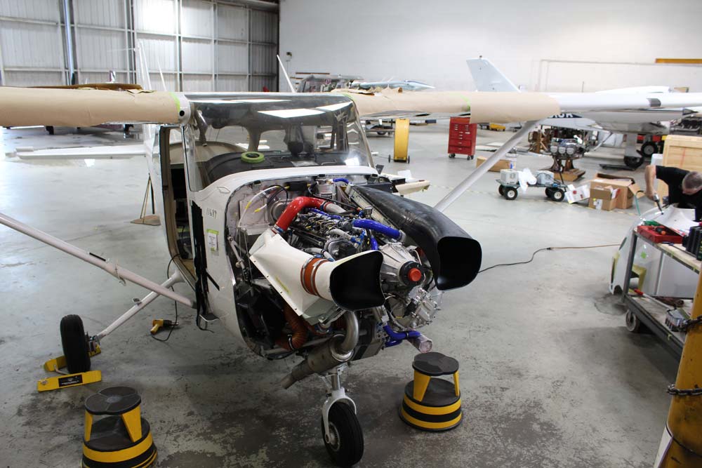 Continental Engine Installation Process 3